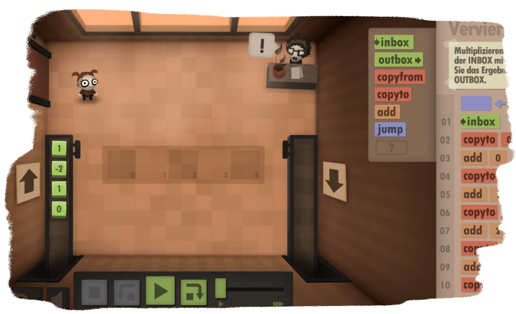 humanresourcemachine Level 12 Programmierspiel