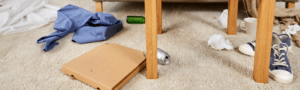 Chaos Wohnung weil Eltern ADHS haben