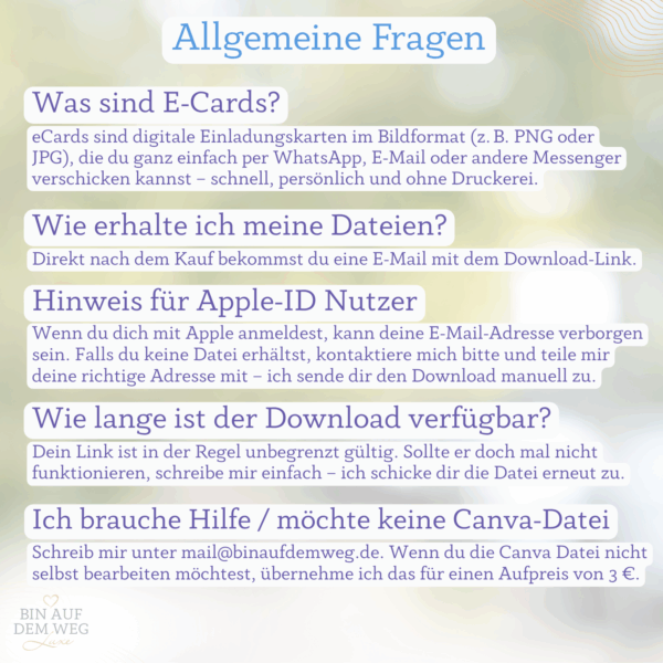 Allgemeine Fragen zum Produkt