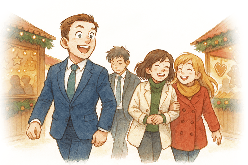 Chef lädt ein zur Weihnachtsfeier